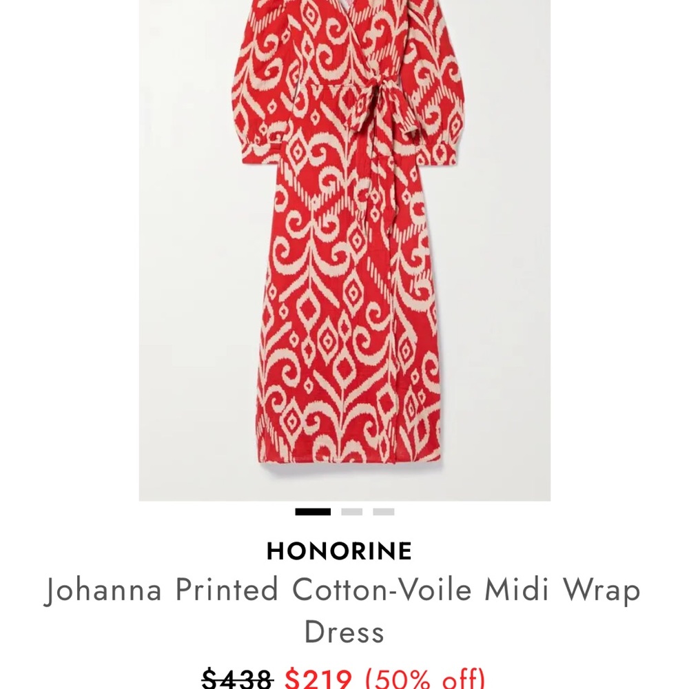 Red Patterned Maxi Dress